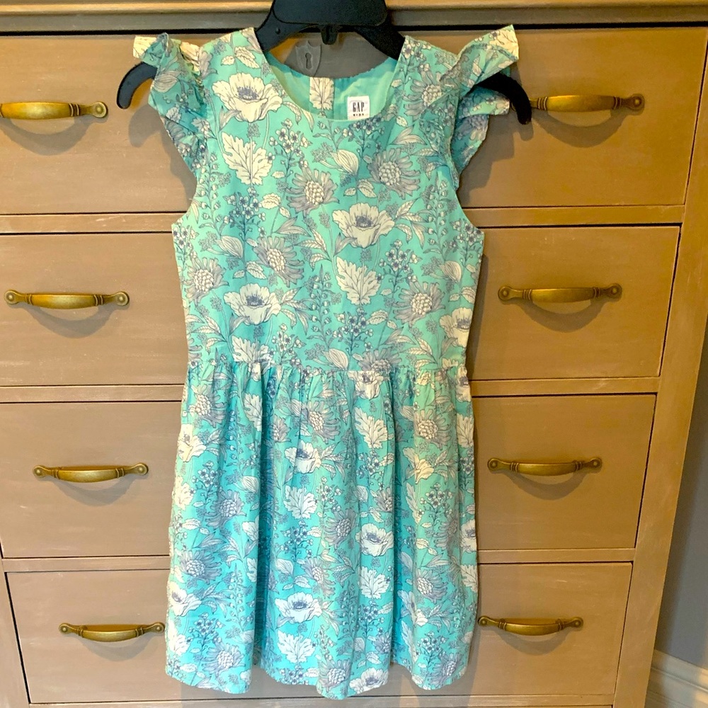 Gap Kids Floral Dress Sz L